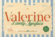 Valerine, a Handwritten Font by Burntilldead (Thumbnail 1 of 12)