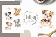Puppy Paws 2. Watercolor Collection, an Illustration by OctopusArtis (Thumbnail 2 of 11)
