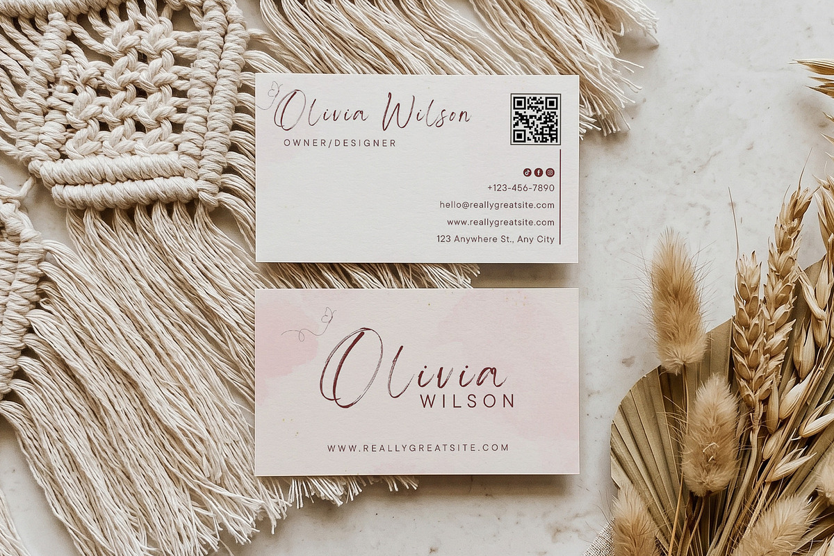 Elegant Business Card Canva Template, a Business Card Template by Arslan (Photo 3 of 6)