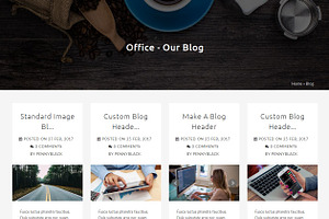 OFFICE - One Page WordPress Theme