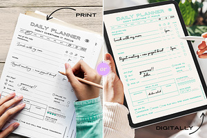 TIME MANAGEMENT_DAILY Planner Set