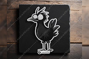 Cute Rooster Chicken Farmyard Animal, a Background Graphic by LaseredNinja (Thumbnail 2 of 7)