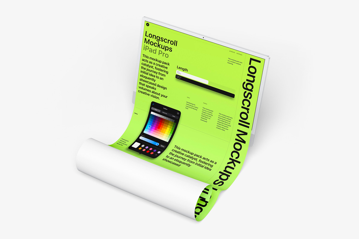 iMac 24 inch Longscroll Mockups, a Mac Mockup by ls.graphics (Photo 6 of 10)