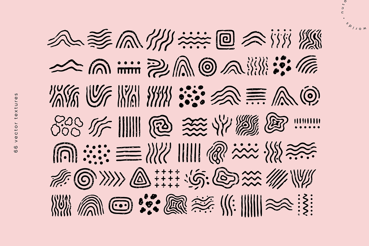 Tribal Shabby Symbols Vector Pack, an Object Graphic by Nutalin Art (Photo 8 of 13)