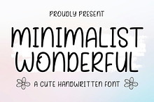Minimalist Wonderful