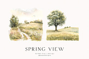 Spring View, a Seasonal Illustration by PeDe Designs (Thumbnail 9 of 10)