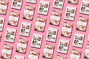 VALENTINE'S DAY CARD CANVA TEMPLATE, a Card Template by The Little Lily Studio (Thumbnail 4 of 5)
