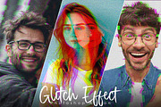 Glitch Photoshop Action, an Action Add-On by Vatdesign (Thumbnail 1 of 4)
