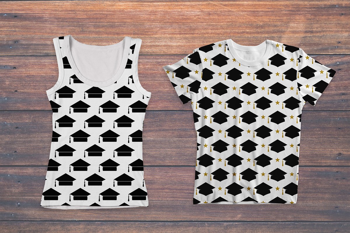 Graduation Seamless Pattern Set, a Pattern Graphic by LaBelezokaDesign (Photo 2 of 10)