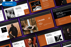 Calder – Business Keynote Template, a Presentation Template by Dens Creative Studio