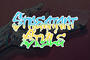 FABERK Graffiti Font, a Handwritten Font by NTC Graphic (Thumbnail 2 of 9)
