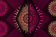 Mandala Vector Pattern Graphics Pack, a Background Graphic by NJ Himel (Thumbnail 90 of 91)