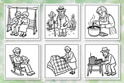 Hand Drawn Happy Family Coloring Boo, an Arts & Entertainment Photo by Wow Magic (Thumbnail 3 of 3)