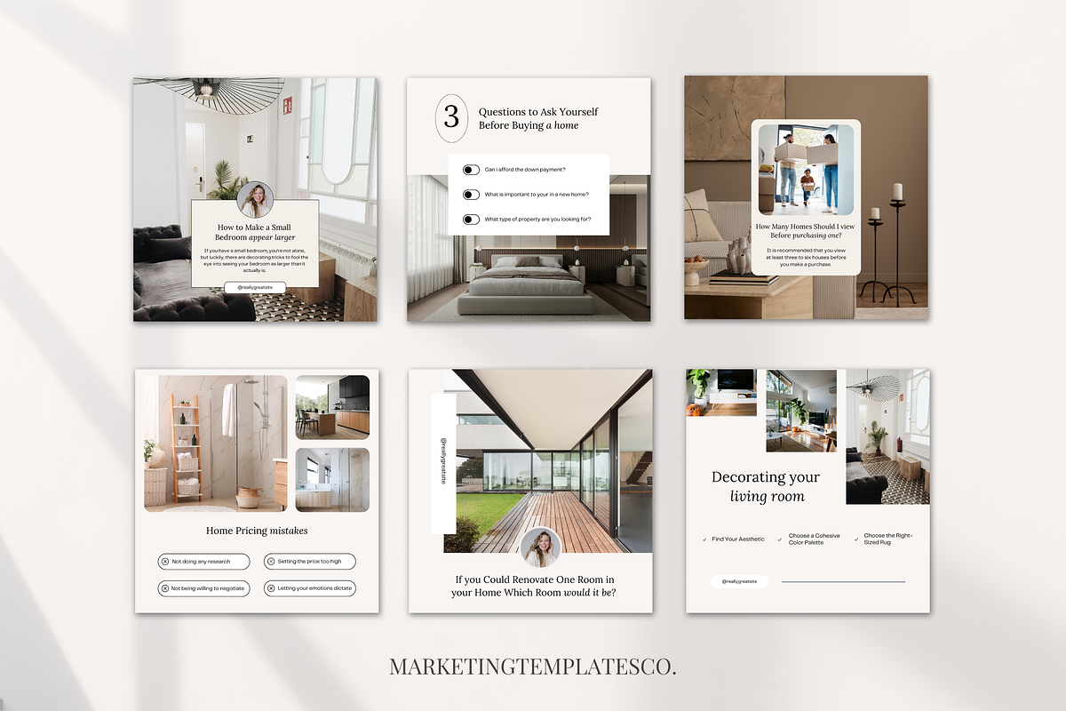 August Real Estate Social Media Post, a Social Media Template by Marketing Templates Co. (Photo 2 of 10)