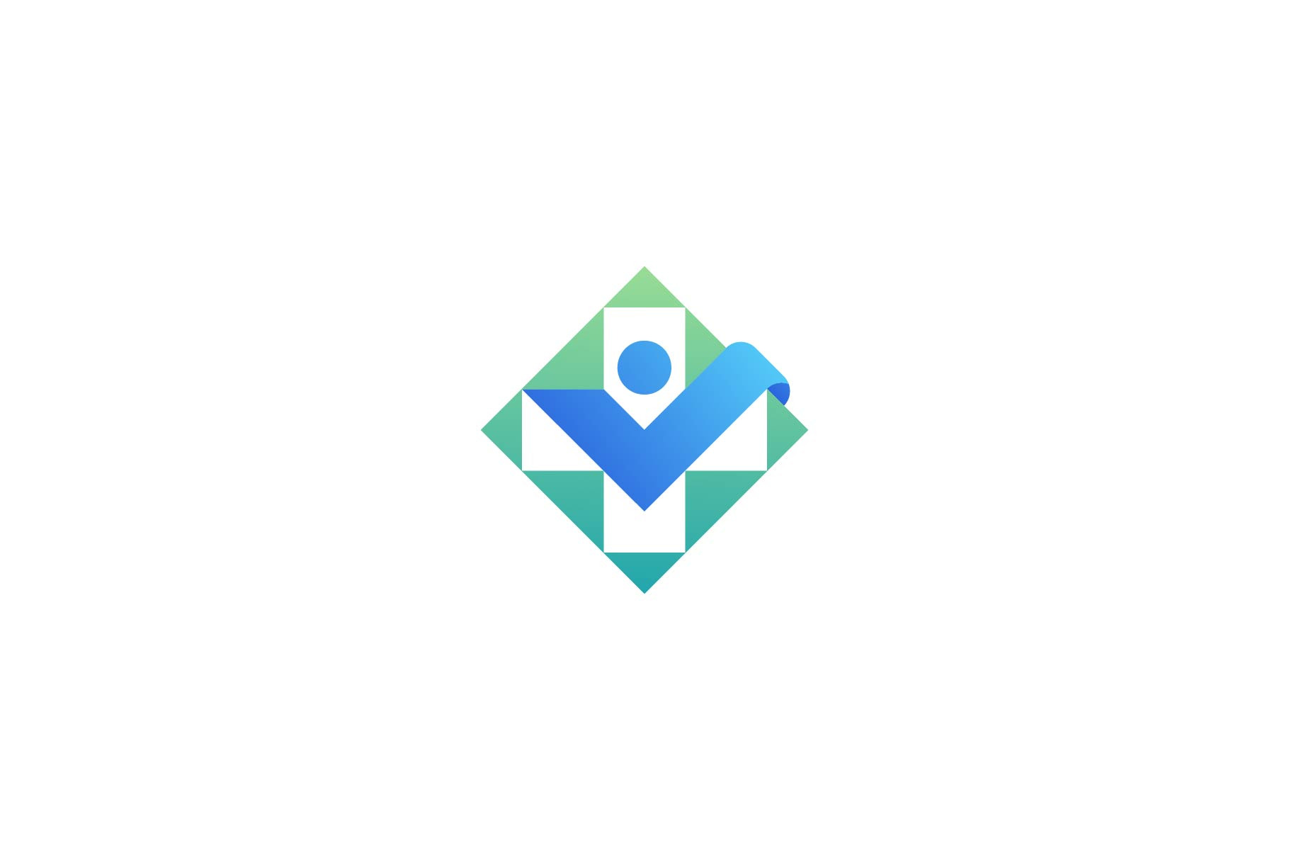 Medical Human and Check Mark Logo, a Branding & Logo Template by ...