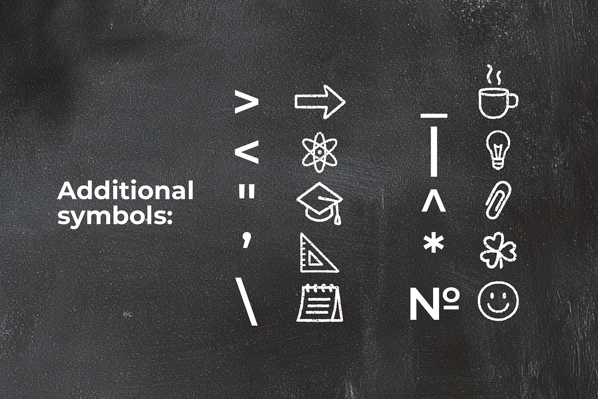 Chalk Craft Handwritten Font, a Handwritten Font by Graphic Spirit (Photo 12 of 13)