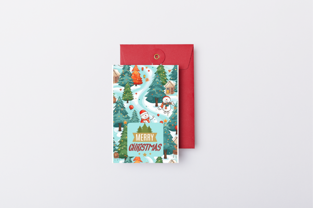 Christmas Card Design Bundle 10, a Card Template by Jay Major Designs (Photo 4 of 10)