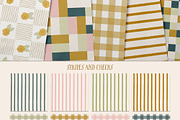 Sripes, plaids and floral patterns, a Pattern Graphic by Cozy pattern shop (Thumbnail 6 of 10)