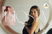 BLOSTA Font Duo//Serif & Script, a Serif Font by Alcode (Thumbnail 1 of 23)