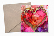 Vibrant Ink Hearts, a Decorative Illustration by rileyBgraphics (Thumbnail 3 of 6)