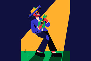 Dia De Los Muertos Full Illustration, a Seasonal Illustration by graphicook