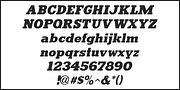Eastport JNL, a Slab Serif Font by Jeff Levine Fonts (Thumbnail 5 of 5)