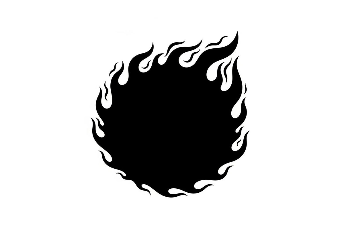 Fire Meteor Comet Silhouette Bundle, an Illustration by Designs_River (Photo 35 of 51)