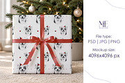 Christmas Gift Wrapping Paper Mockup, a Packaging Mockup by Mie Mockup Studio (Thumbnail 7 of 7)