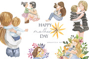 Happy mother's day, an Illustration by Love Watercolor Store (Thumbnail 1 of 9)