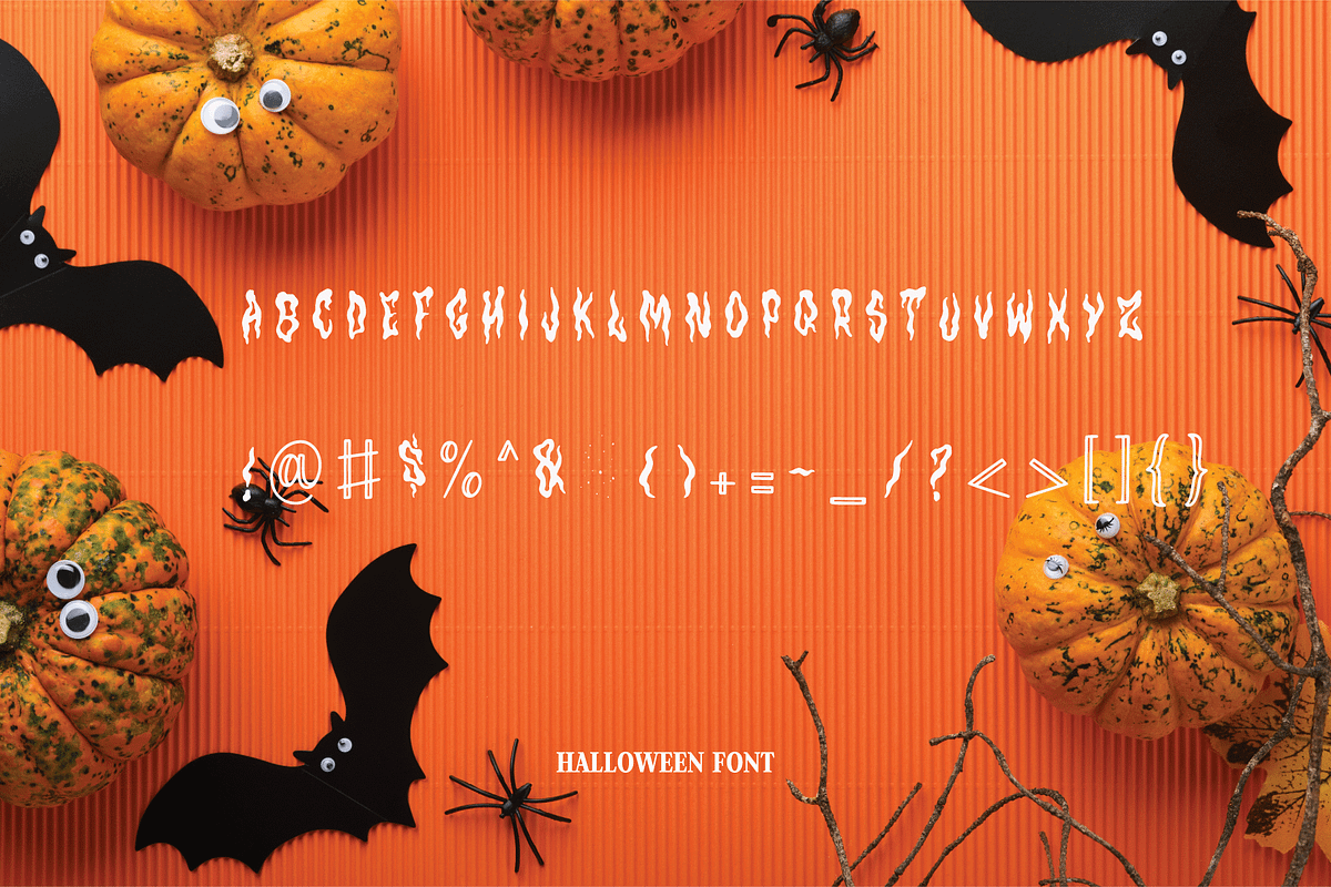 Halloween Horror Fonts | Hantu, a Script Font by Design House (Photo 2 of 3)