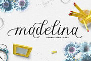 Madelina Script, a Script Font by Areatype (Thumbnail 1 of 8)