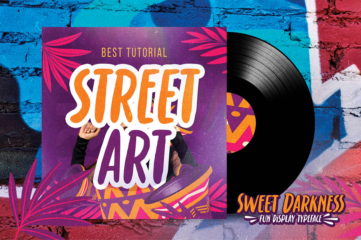 Sweet Darkness - Fun Display Typefac, a Font by Gassstype (Photo 4 of 8)