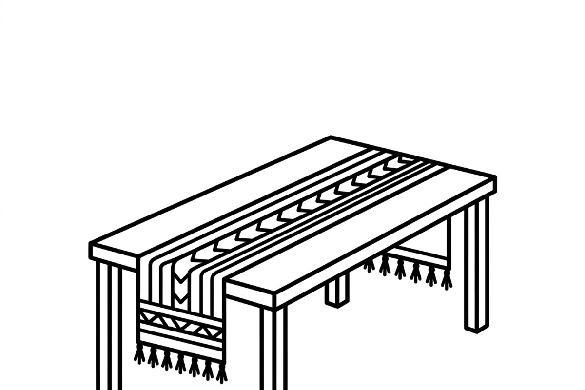 40 Christmas Dinner Table Icons, an Outline Icon by adenpinkstore (Photo 20 of 20)