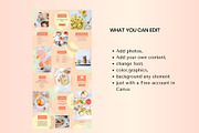 Food Instagram Puzzle Template Canva, a Social Media Template by Deepa Template Studio (Thumbnail 8 of 9)