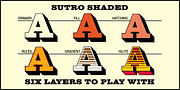 Sutro Shaded, a Slab Serif Font by Parkinson Type Design (Thumbnail 6 of 7)