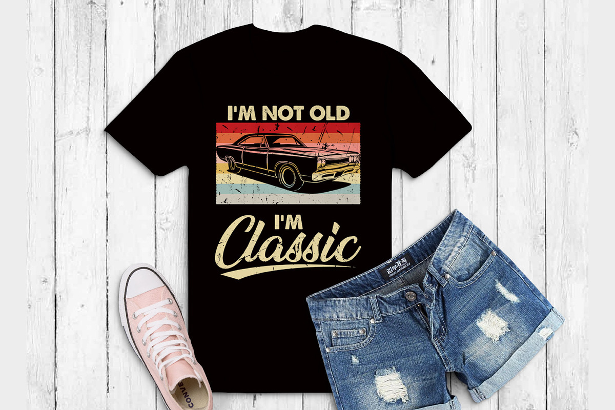 Classic T shirt Design | Retro Quote, a Graphic by Vector Portal (Photo 1 of 4)