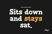 Mix Portly Pug — Bold Slab Serif, a Slab Serif Font by Mix Fonts (Thumbnail 7 of 12)