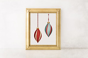 Old Christmas Balls Ornaments, a Decorative Illustration by Chus Moreno Studio (Thumbnail 3 of 5)