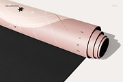 PU Leather Yoga Mat Mockup Set, a Product Mockup by creatsy5 (Thumbnail 7 of 13)