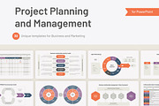 Project Plan & Management PowerPoint, a Presentation Template by HiSlide.io (Thumbnail 1 of 5)