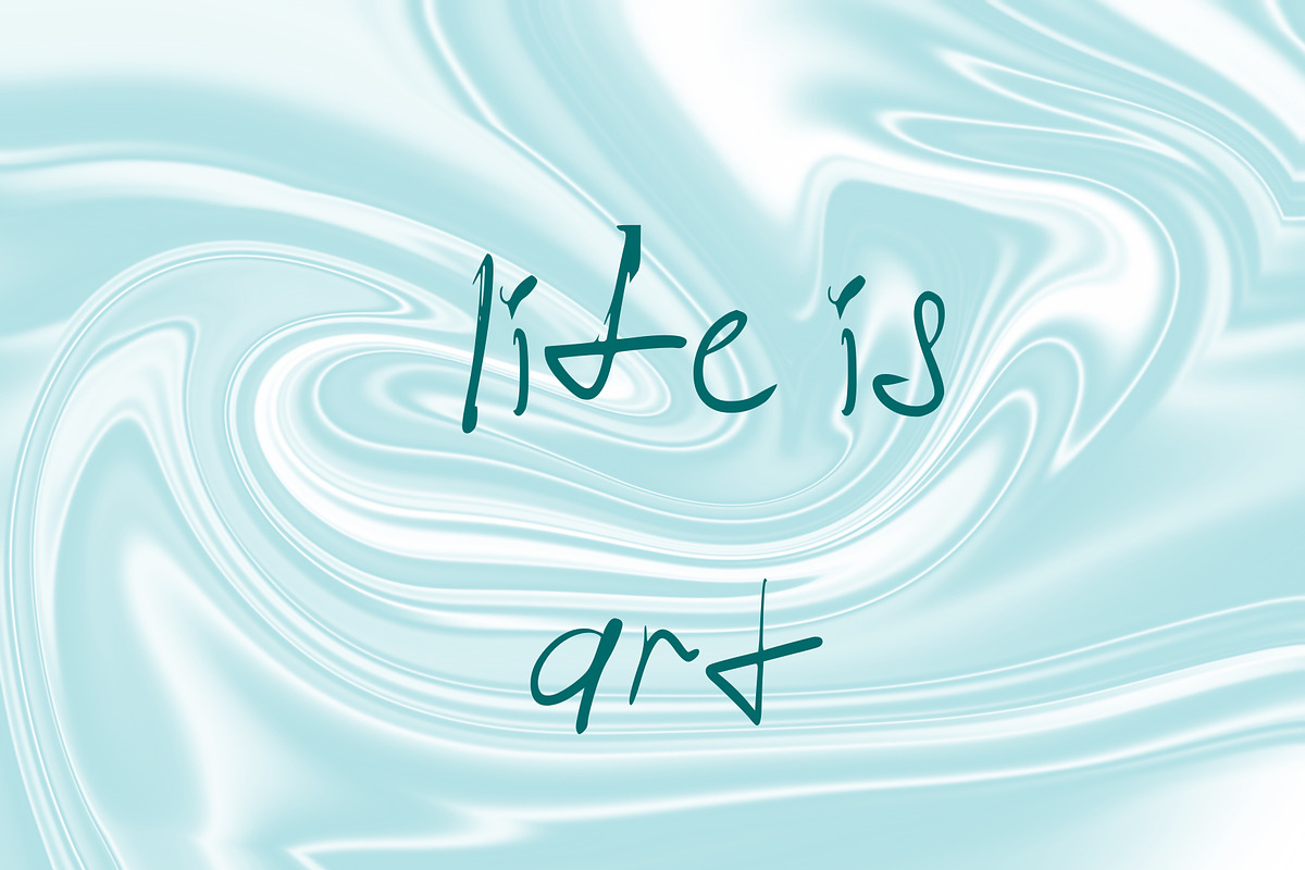 Handwritten Script Font, a Handwritten Font by elif (Photo 2 of 4)