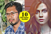 Oil Paint Action, a Brushes & More by MRI STUDIO (Thumbnail 1 of 2)
