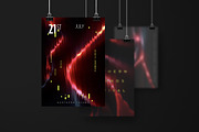 Neon Red Abstract Gradients, a Background Graphic by Milka (Thumbnail 7 of 10)