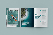 A4 Landscape Magazine Mockup, an Advertising Mockup by Twins_studio926 (Thumbnail 5 of 5)