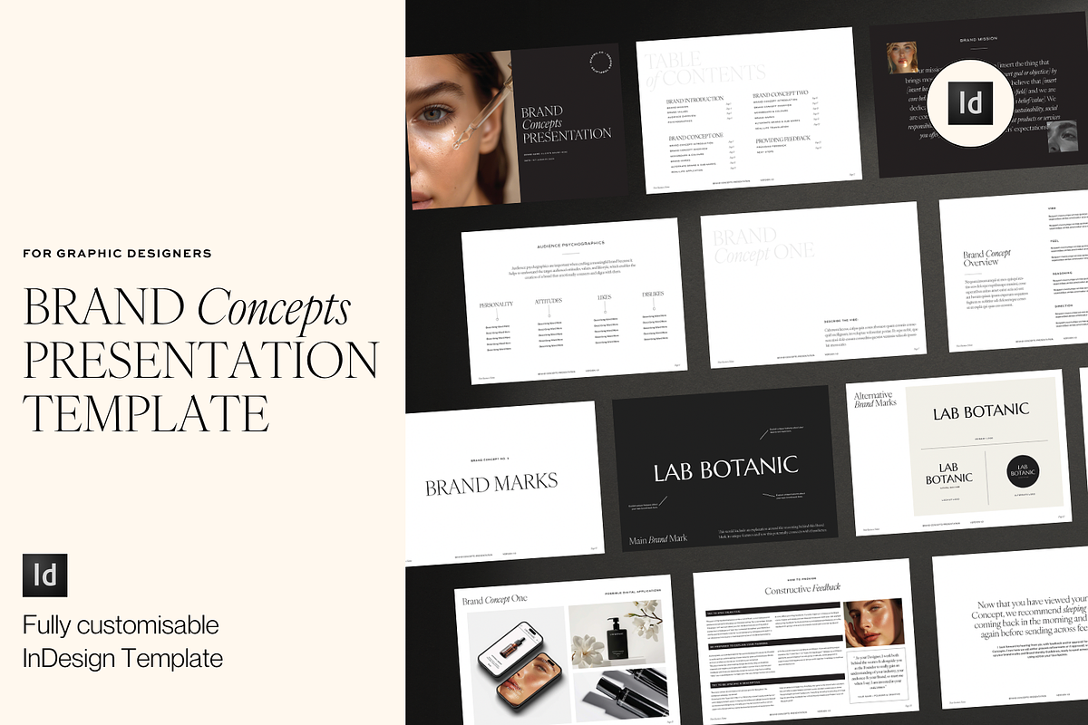 Brand Concepts Presentation Template, a Presentation Template by ByApril.Co Creative House (Photo 1 of 7)