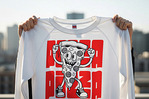 Long Sleeve T-shirt Mockup, a Shirt Mockup by Designer Dude