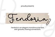 Fendoria, a Handwritten Font by BearyType Studio (Thumbnail 1 of 5)