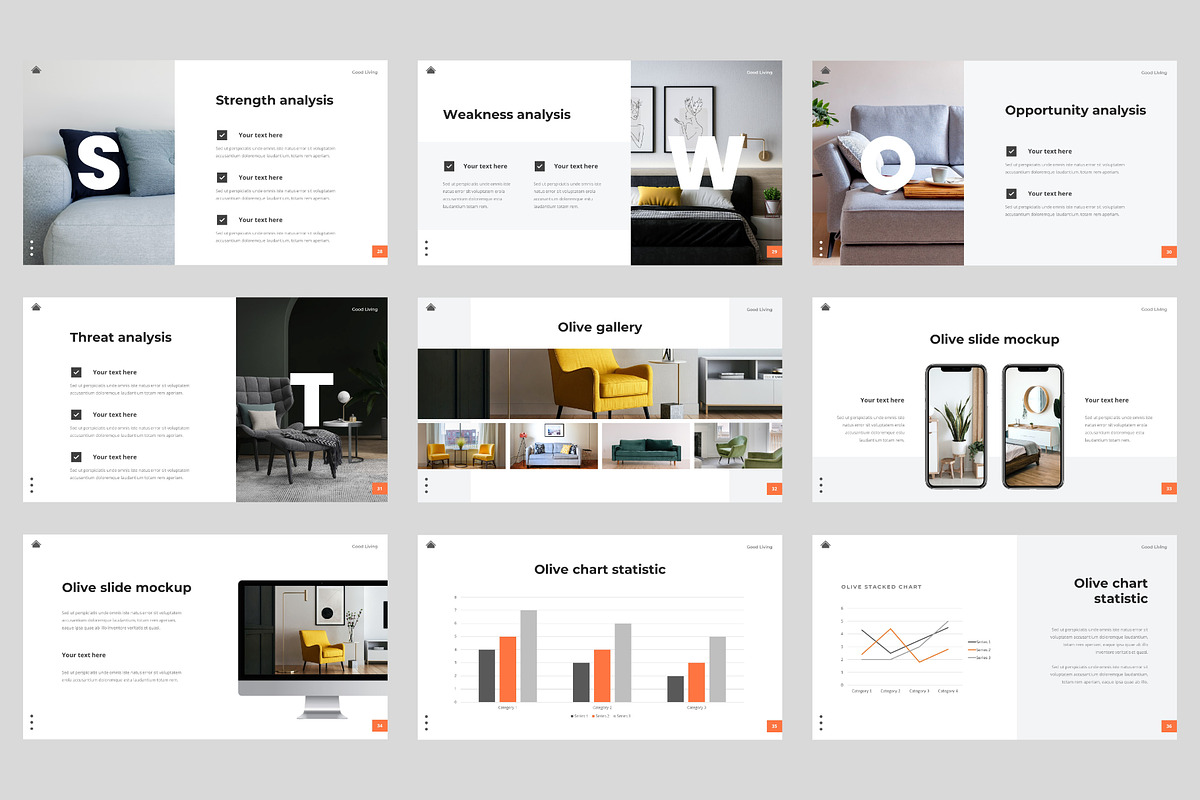 Home & Interior Google Slides, a Presentation Template by BeadyLab (Photo 5 of 6)