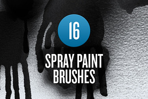 Spray Paint Photoshop Brushes