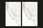 California Relief Map, an Illustration by Fucina™ (Thumbnail 2 of 3)